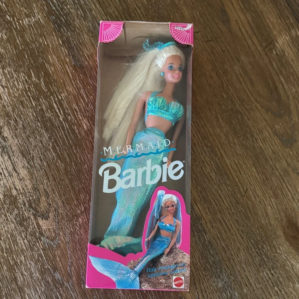 Vintage 1994 Barbie Mermaid Doll with Turquoise and Pink Outfit - Picture 1 of 4